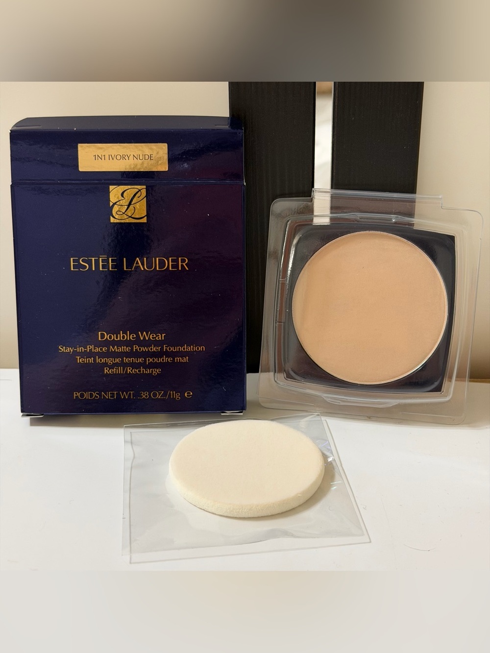 Estée Lauder Double Wear Powder Foundation - 1N1 Ivory Nude Refill